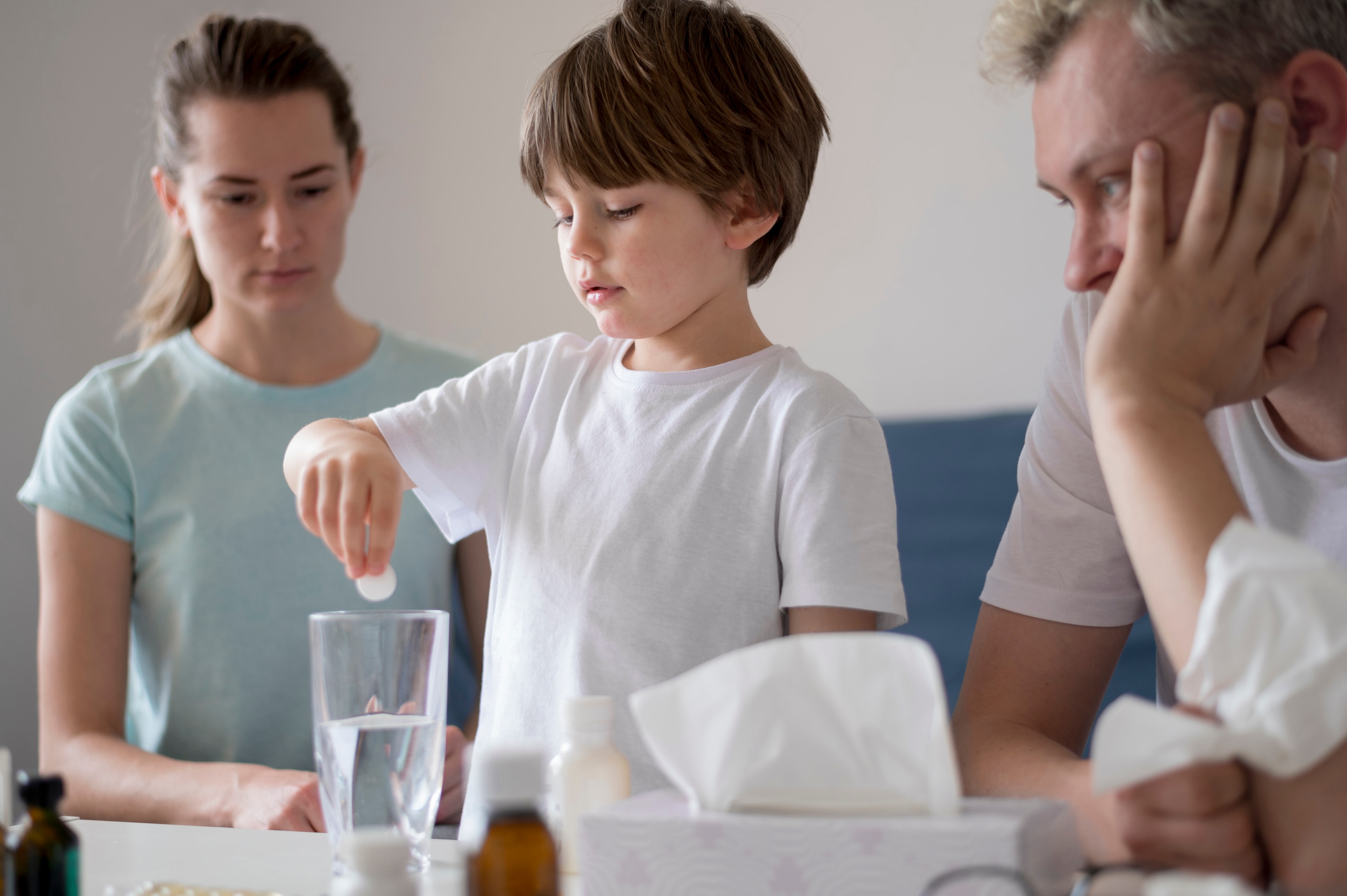 A child learning with supportive guidance